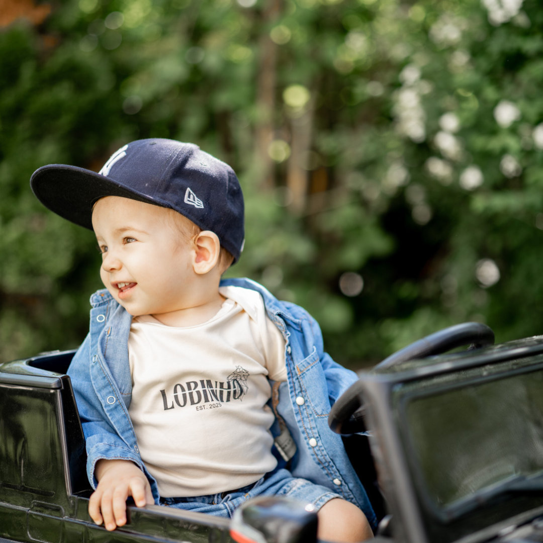 Babystrampler aus Bio-Baumwolle Basic - Lobinho